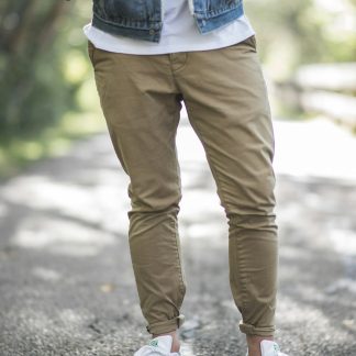G8Gs09 Men's Straight Fit Chino Pants — Cotton Twill